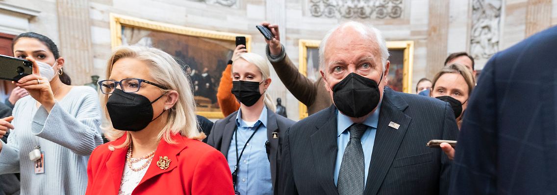 frühere US-Vizepräsident Dick Cheney mit seiner Tochter Liz Cheney