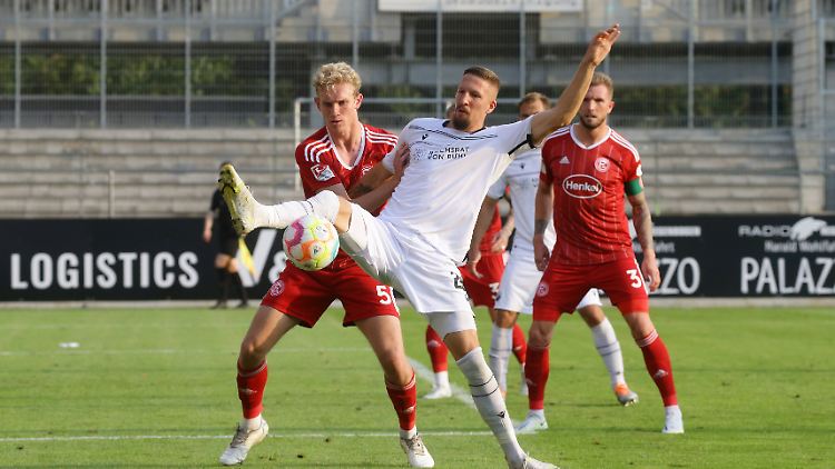 Janik Bachmann erzielte das 1:0 gegen Düsseldorf.