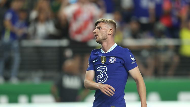 Sie werden es kaum glauben: Timo Werner jubelt in dieser Situation nach einem Treffer in der Saisonvorbereitung.