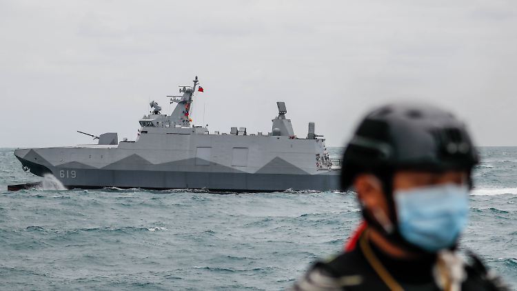Taiwan verurteilte die erneuten Manöver der chinesischen Streitkräfte.