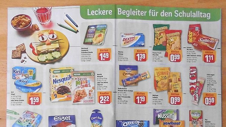32 der 34 Produkte sind besonders süß oder besonders salzig.