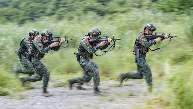 China schließt nicht mehr aus, Militär nach Taiwan zu schicken, falls es zu einer Wiedervereinigung kommt.
