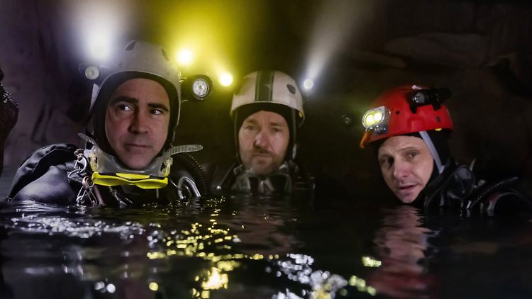 Kämpfen gegen die Zeit: Colin Farrell, Joel Edgerton und Viggo Mortensen (von links) in "Dreizehn Leben"