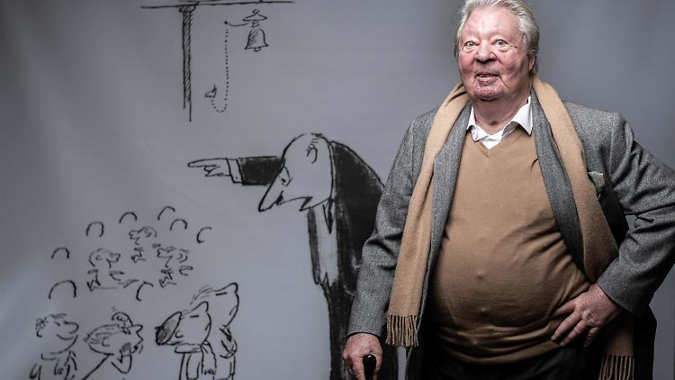 Sempé im Jahr 2019. Seine Illustrationen machten mit viel Poesie den Alltag sichtbar.