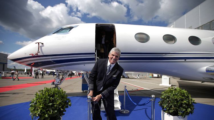 Privatjets können je nach Größe mehrere Tonnen Kohlendioxid pro Stunde in die Luft blasen.