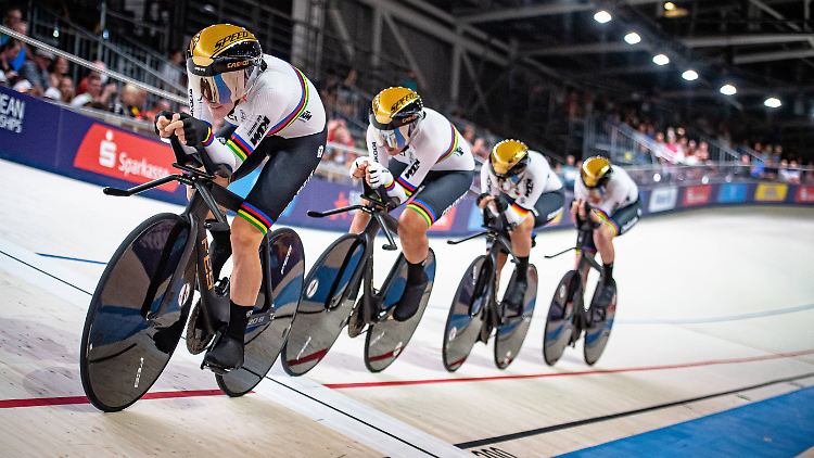 Perfekt unterwegs: Die deutschen Frauen holen EM-Gold.