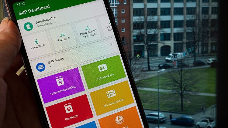 Für Profis gemacht - praktisch für Laien: Die App "GdP" von der Gewerkschaft der Polizei.