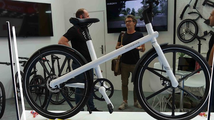 Das Honbike U4 fällt mit seinem ungewöhnlichen Rahmendesign auf.