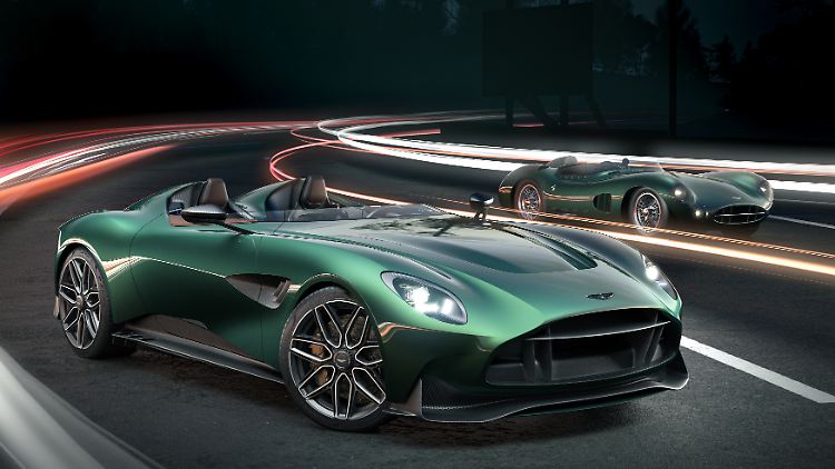 Der Kühlergrill des DBR22 greift das Design des DBR1 auf.