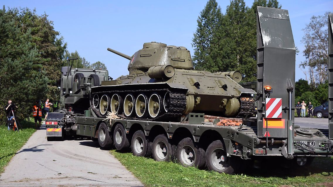 Der sowjetische Panzer soll nun in einem Museum ausgestellt werden.