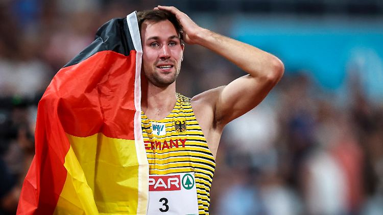 Kaul gewinnt EM-Gold im Zehnkampf in München.