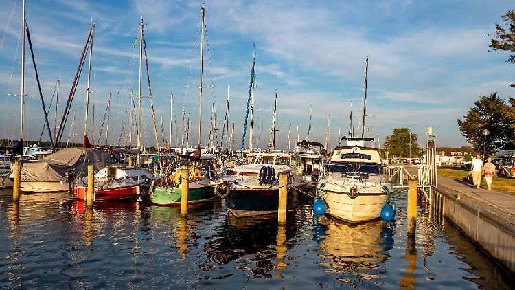Der Hafen von Ribnitz-Damgarten: In der Nähe soll sich der Unfall zugetragen haben.