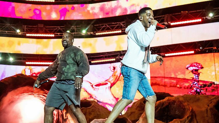 Werden in diesem Leben wohl keine Freunde mehr: Kanye West (l.) und Kid Cudi.