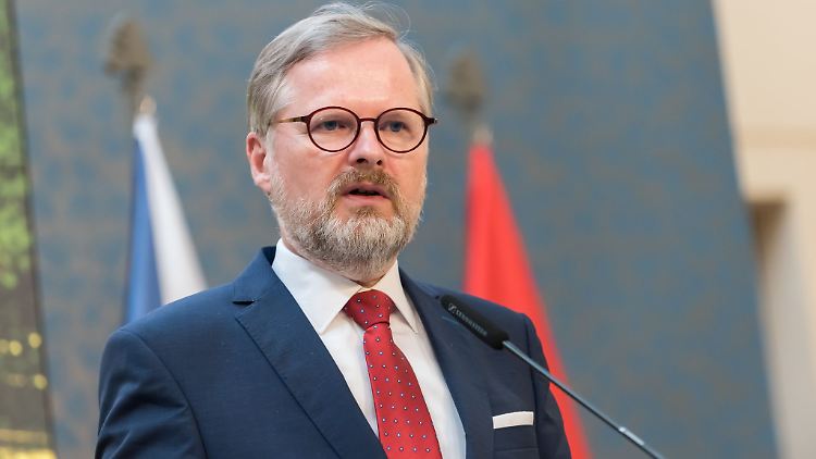 Der liberalkonservative Regierungschef Petr Fiala.