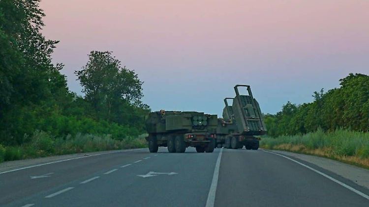 Das Original: HIMARS-Raketenwerfer aus US-Produktion in der Ukraine.