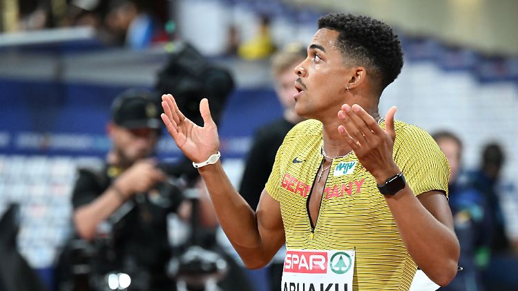 Joshua Abuaku musste lange auf sein Ergebnis warten. Am Ende fehlte eine Winzigkeit zu einer Medaille.