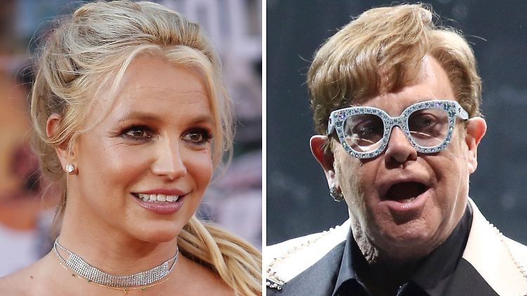 "Sie hat fantastisch gesungen", sagt Elton John über Britney Speas.