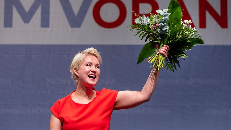 Ohne Gegenkandidaten wiedergewählt: Manuela Schwesig.