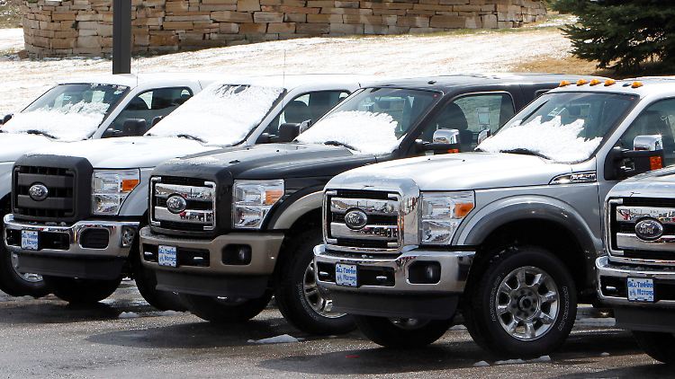 Das Ehepaar, um dessen Unfall es vor Gericht ging, wurde 2014 im Inneren eines solchen Pickup-Trucks vom Modell F-250 zerquetscht.