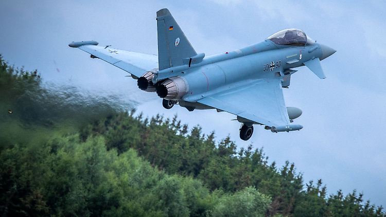 Der Eurofighter wird als Kampfflugzeug im Rahmen der NATO-Mission für die Luftsicherheit der baltischen Staaten an der Ostflanke eingesetzt.