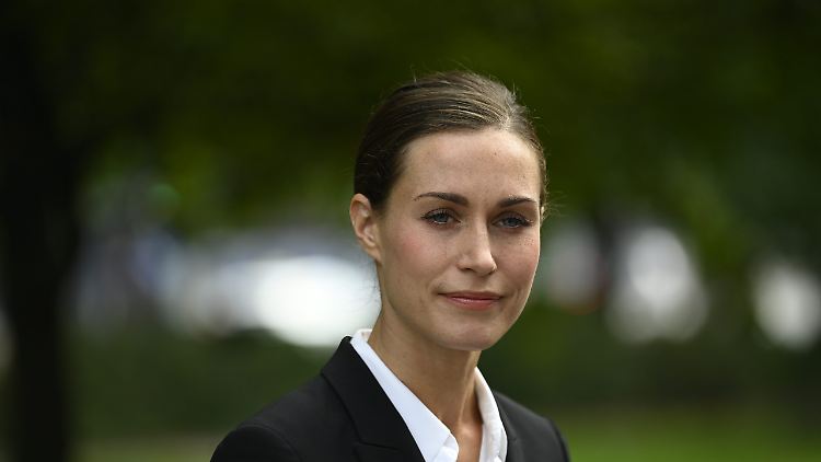 "Das Foto war unangemessen": Sanna Marin am Dienstag in Helsinki.