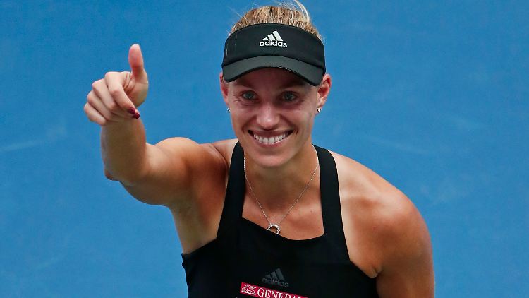 Worüber sie jubelt? Na, bestimmt über ihre Schwangerschaft: Angelique Kerber.