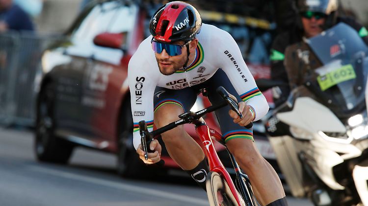 Weltmeister Filippo Ganna war beim Prolog der Deutschland-Tour nicht zu schlagen. 