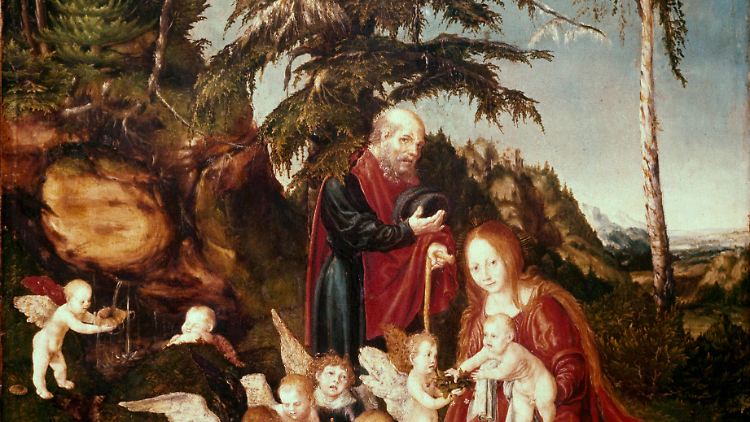 Die "Flucht nach Ägypten" ist eine beliebtes Thema in der Kunst, dem sich auch der Renaissance-Künstler Lucas Cranach der Ältere widmete