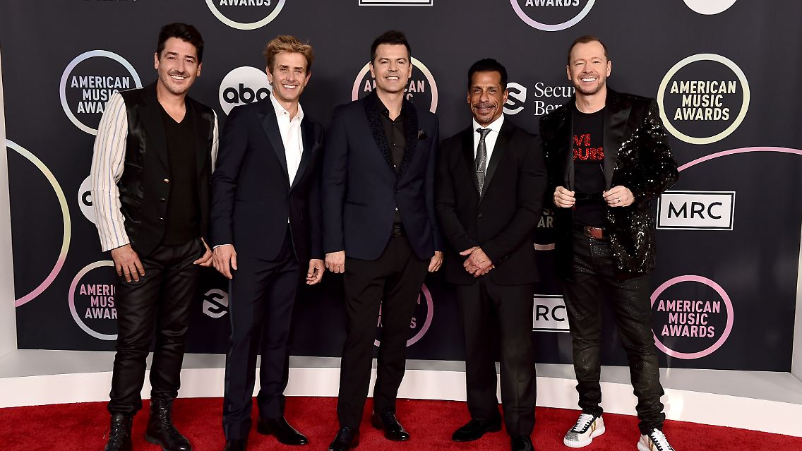 Jonathan Knight (l.) hier mit den New Kids On The Block.