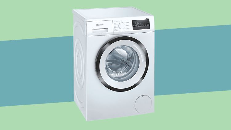 Zu dieser günstigen Siemens-Waschmaschine gibt es das Waschmittel gratis dazu.