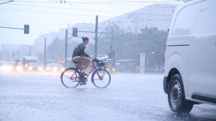 Unter anderem über Berlin zogen die Gewitter.