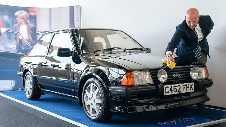 Der Ford Escort RS Turbo S1 wurde nach Dianas Wünschen gestaltet.