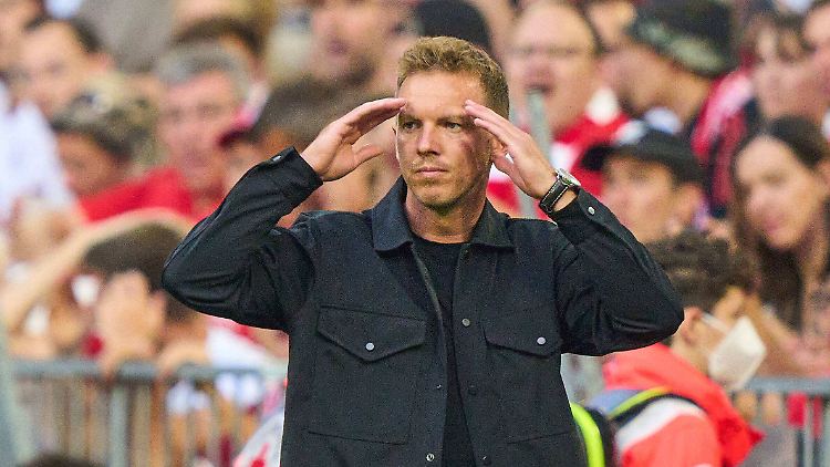 War mit Schiedsrichter Schlager nicht zufrieden: Nagelsmann.