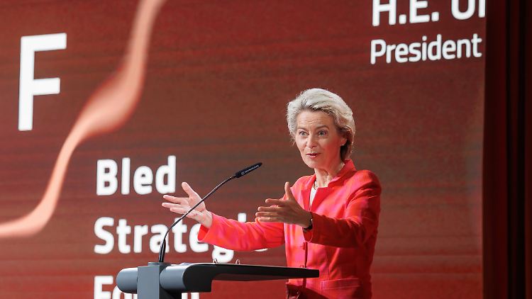 Ursula von der Leyen plant Maßnahmen gegen sprunghaft gestiegene Strompreise.