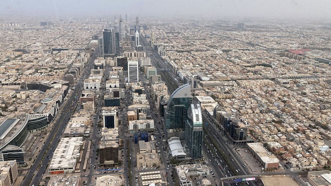 Blick auf Saudi-Arabiens Hauptstadt Riad.