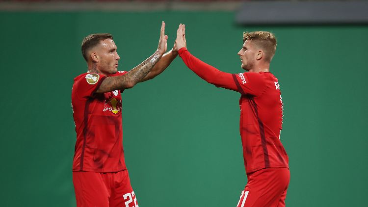 David Raum und Timo Werner trugen ihren Teil zum Leipziger Pflichtsieg bei.
