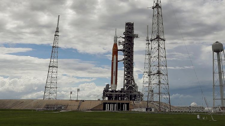 Sollte eigentlich schon auf dem Weg zum Mond sein: die NASA-Mission "Artemis 1".
