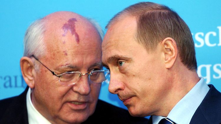 Standen sich nie nahe: Michail Gorbatschow und Wladimir Putin.