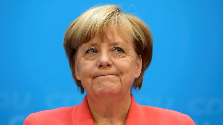 Wie sich Angela Merkel die Verletzung zugezogen hat, ist nicht bekannt. 