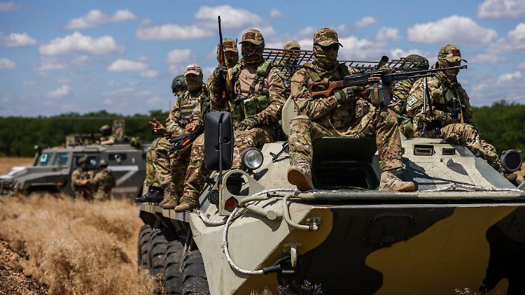 Russische Kämpfer in der Ukraine