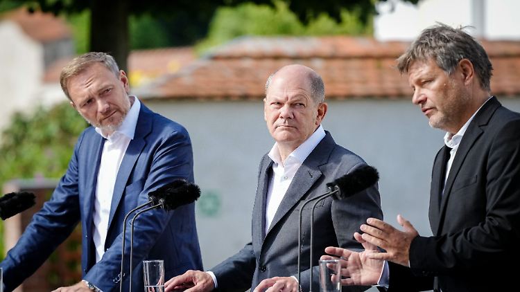 Drei, die es richten müssen: Lindner, Scholz und Habeck.