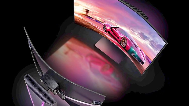 Der LG OLED Flex in Aktion.