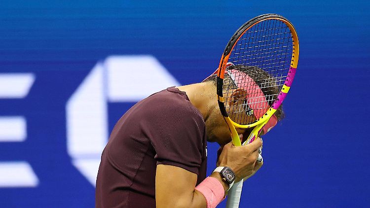 Rafael Nadal verschaffte sich selbst einen schmerzhaften Zweitrunden-Abend.