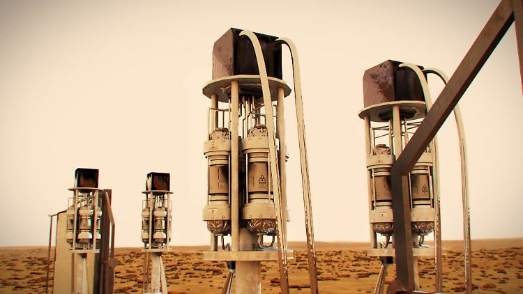 Kleine Kernkraftwerke könnten einmal den nötigen Strom für Basen auf Mond und Mars liefern.