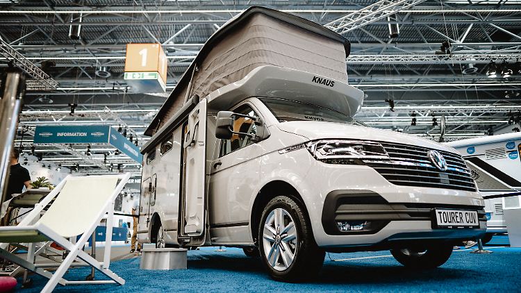 Der Tourer CUV von Knaus-Tabbert auf dem Düsseldorfer Caravan-Salon, der noch bis 4. September stattfindet.
