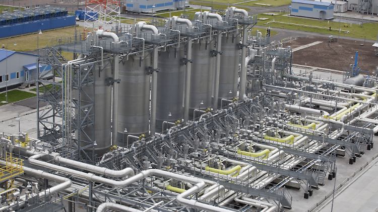 Gasaufbereitungsanlage Portowaja - dort soll es laut Gazprom einen Defekt gegeben haben.