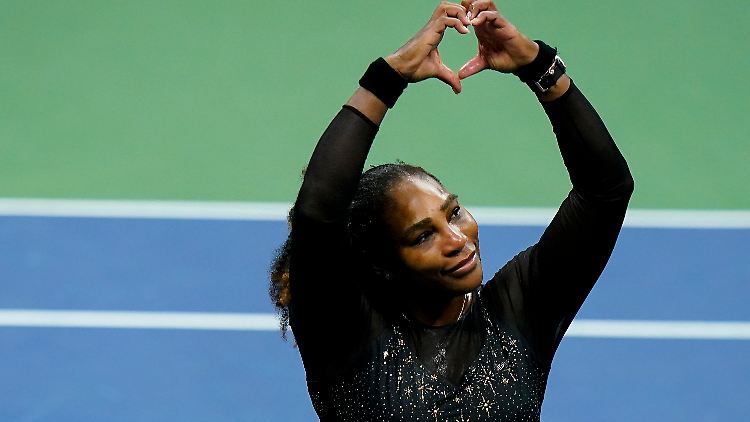 Serena Williams hat ihr Herz immer auf dem Platz gelassen.