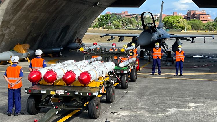 Die USA wollen Taiwan unter anderem Harpoon-Schiffsabwehrraketen liefern.