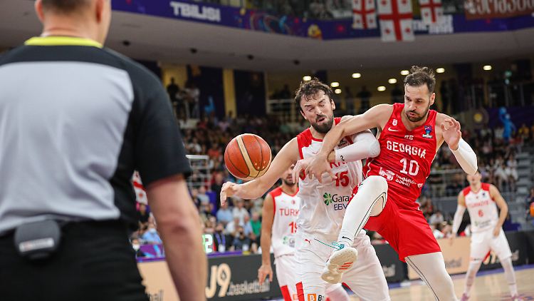 Beim Spiel Georgien gegen die Türkei soll es nicht nur auf dem Court zur Sache gegangen sein. 