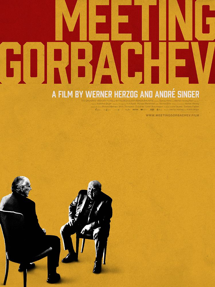 Für den Film "Gorbatschow - Eine Begegnung" interviewte Herzog den ehemaligen Staatschef der Sowjetunion mehrmals.